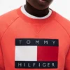 Sweat-shirt raglan pour enfant avec logo Tommy Flag Sweat-shirt raglan pour enfant avec logo Tommy Flag