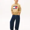 Sweat-shirt raglan pour enfant avec logo Tommy Flag Sweat-shirt raglan pour enfant avec logo Tommy Flag
