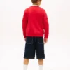 Sweat-shirt raglan pour enfant avec logo Tommy Flag Sweat-shirt raglan pour enfant avec logo Tommy Flag