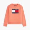 Sweat-shirt raglan pour enfant avec logo Tommy Flag Sweat-shirt raglan pour enfant avec logo Tommy Flag