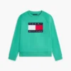 Sweat-shirt raglan pour enfant avec logo Tommy Flag Sweat-shirt raglan pour enfant avec logo Tommy Flag