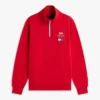 Sweat-shirt Tommy x Cadillac F1® Team à fermeture éclair quart de longueur Sweat-shirt Tommy x Cadillac F1® Team à fermeture éclair quart de longueur