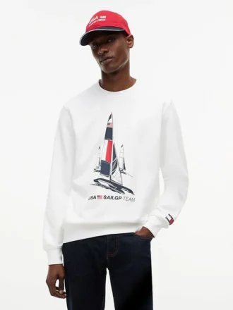 Sweat-shirt Tommy x US SailGP Team Boat