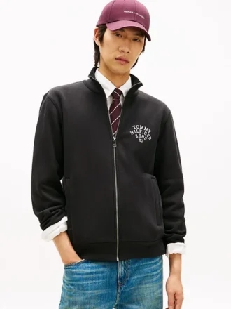 Sweat-shirt zippé en molleton Flex avec logo Arch