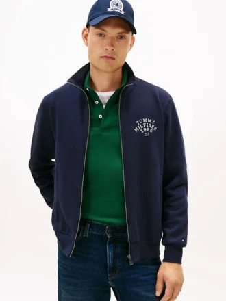 Sweat-shirt zippé en molleton Flex avec logo Arch