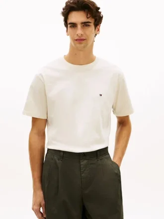 T-shirt ample avec logo drapeau dans le dos