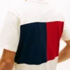 T-shirt ample avec logo drapeau dans le dos T-shirt ample avec logo drapeau dans le dos