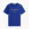 T-shirt avec drapeau nautique brodé T-shirt avec drapeau nautique brodé
