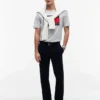 T-shirt avec grand logo drapeau T-shirt avec grand logo drapeau