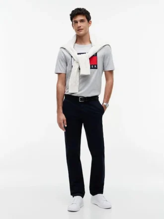 T-shirt avec grand logo drapeau
