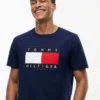 T-shirt avec grand logo drapeau T-shirt avec grand logo drapeau