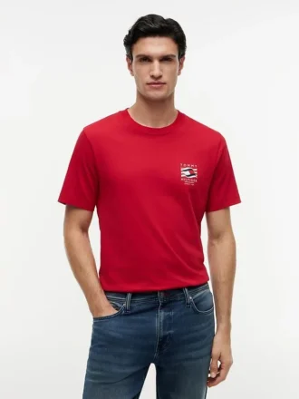 T-shirt avec logo Box Flag