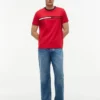 T-shirt avec logo drapeau brodé T-shirt avec logo drapeau brodé