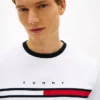 T-shirt avec logo drapeau brodé T-shirt avec logo drapeau brodé