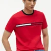 T-shirt avec logo drapeau brodé T-shirt avec logo drapeau brodé