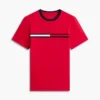 T-shirt avec logo drapeau brodé T-shirt avec logo drapeau brodé