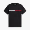 T-shirt avec logo drapeau brodé T-shirt avec logo drapeau brodé
