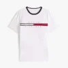 T-shirt avec logo drapeau brodé T-shirt avec logo drapeau brodé