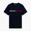 T-shirt avec logo drapeau brodé T-shirt avec logo drapeau brodé