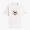 T-shirt avec logo drapeau circulaire T-shirt avec logo drapeau circulaire