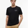 T-shirt avec logo drapeau ondulé dans le dos T-shirt avec logo drapeau ondulé dans le dos
