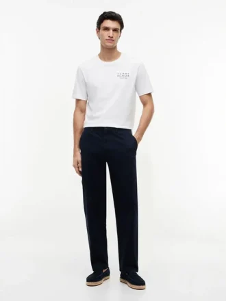 T-shirt avec logo drapeau ondulé dans le dos