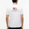 T-shirt avec logo drapeau ondulé dans le dos T-shirt avec logo drapeau ondulé dans le dos