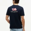 T-shirt avec logo drapeau ondulé dans le dos T-shirt avec logo drapeau ondulé dans le dos