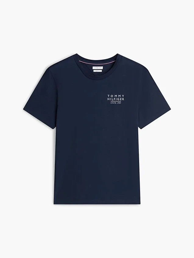 T-shirt avec logo drapeau ondulé dans le dos T-shirt avec logo drapeau ondulé dans le dos