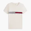 T-shirt avec logo drapeau rayé brodé T-shirt avec logo drapeau rayé brodé
