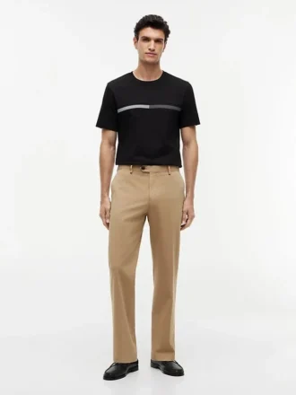 T-shirt avec logo drapeau ton sur ton