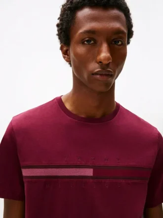 T-shirt avec logo drapeau ton sur ton T-shirt avec logo drapeau ton sur ton