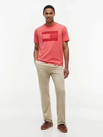 T-shirt avec logo drapeau ton sur ton