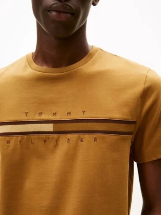 T-shirt avec logo drapeau ton sur ton T-shirt avec logo drapeau ton sur ton
