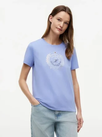 T-shirt avec logo feuille de laurier estampé
