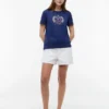 T-shirt avec logo feuille de laurier estampé T-shirt avec logo feuille de laurier estampé