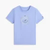 T-shirt avec logo feuille de laurier estampé T-shirt avec logo feuille de laurier estampé