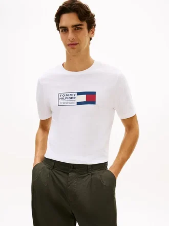 T-shirt avec logo « Flag Box »