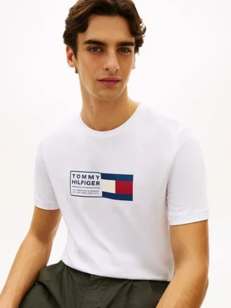 T-shirt avec logo « Flag Box »
