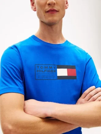 T-shirt avec logo Flag Box