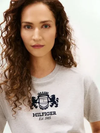 T-shirt avec logo Hilfiger Crest