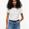 T-shirt avec logo Tommy brodé T-shirt avec logo Tommy brodé