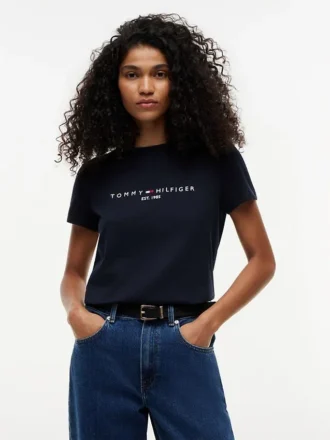 T-shirt avec logo Tommy brodé