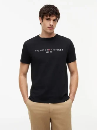 T-shirt avec logo Tommy brodé