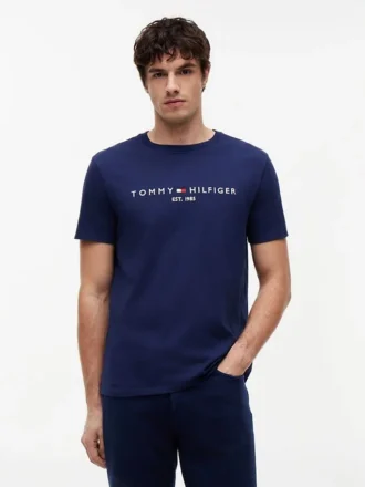 T-shirt avec logo Tommy brodé