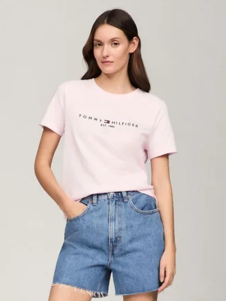 T-shirt avec logo Tommy brodé