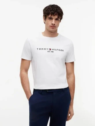 T-shirt avec logo Tommy brodé
