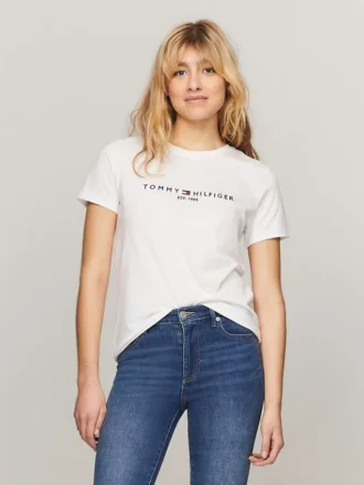 T-shirt avec logo Tommy brodé