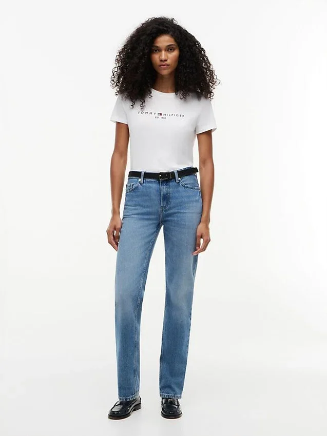 T-shirt avec logo Tommy brodé T-shirt avec logo Tommy brodé