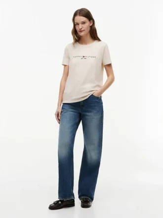 T-shirt avec logo Tommy brodé